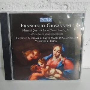 cd-36 Francesco Giovannini - Messa à Quattro Breve Concertata, 1762
